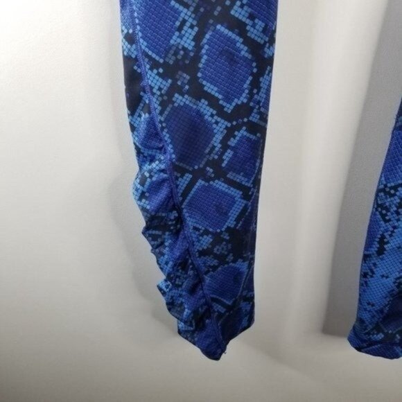Lululemon Speed Tight IV Leggings Sz 6 Mini Ziggy Snake Pipe Dream Sapphire Blue - Picture 6 of 12